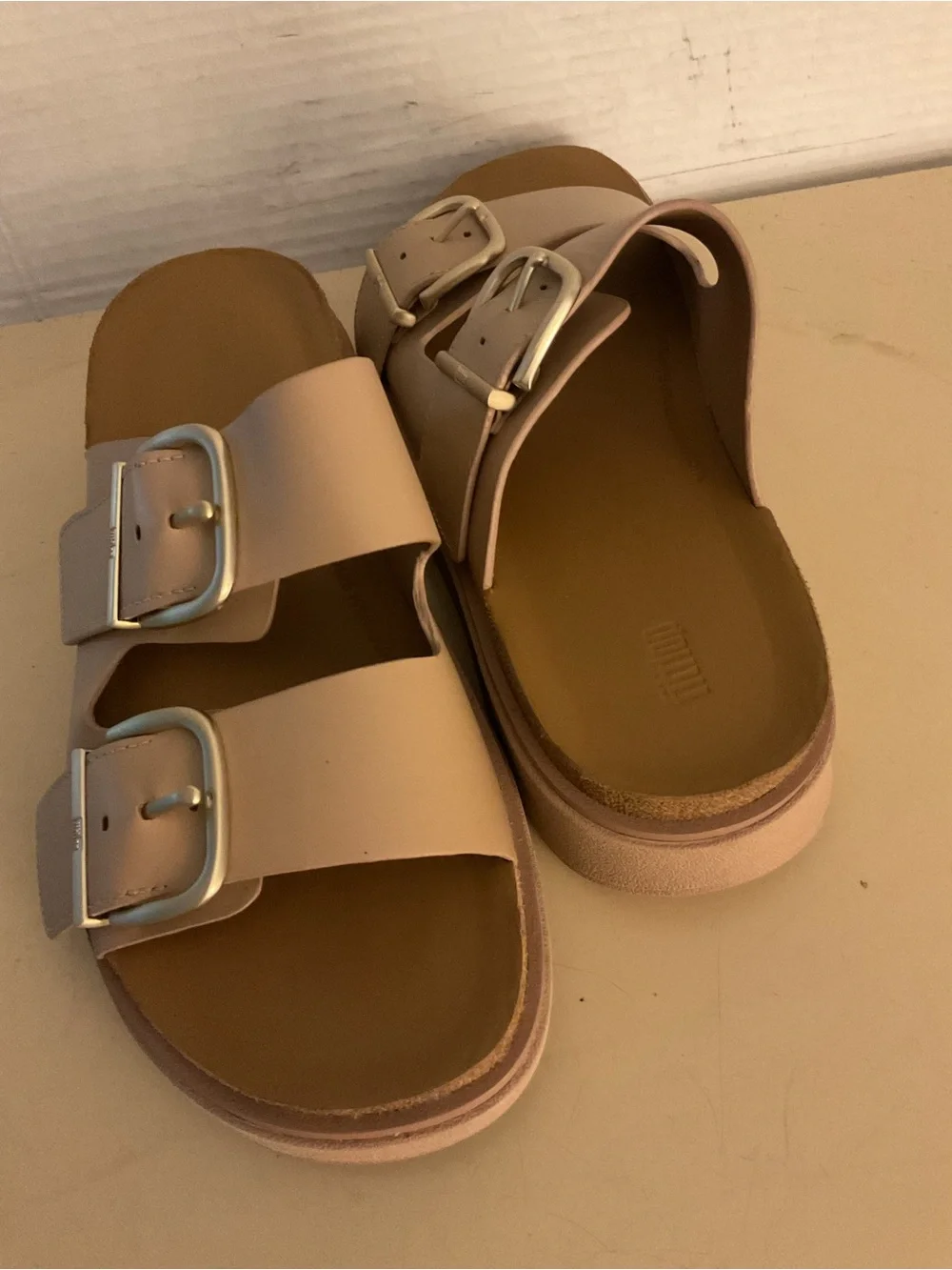 Fitflop Women's Double-Buckle Platform Gen-FF sandals US 7